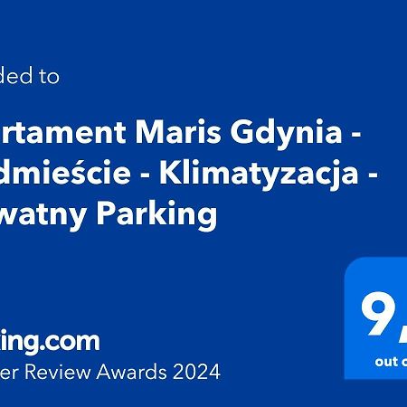 Apartament Maris Gdynia - Srodmiescie - Klimatyzacja - Prywatny Parking Екстериор снимка