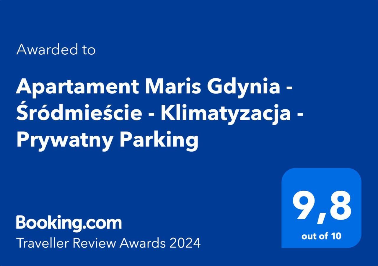 Apartament Maris Gdynia - Srodmiescie - Klimatyzacja - Prywatny Parking Екстериор снимка